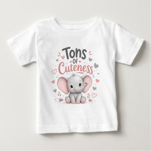 T-shirt Pour Bébé Des tonnes de bébé éléphant mignon design