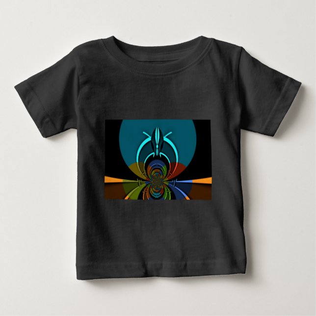 T-shirt Pour Bébé Design coloré du Bouclier Masaï (Devant)