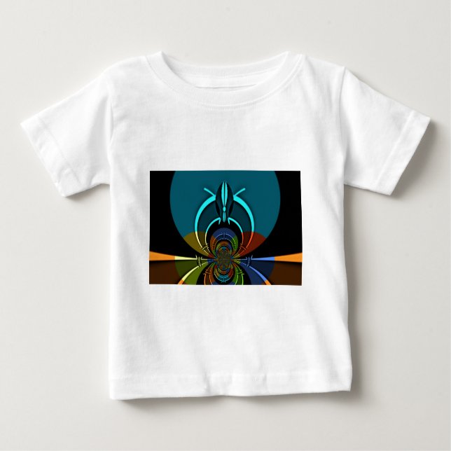 T-shirt Pour Bébé Design coloré du Bouclier Masaï (Devant)