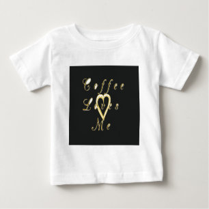 T-shirt Pour Bébé Design crémeux pour les amateurs de café