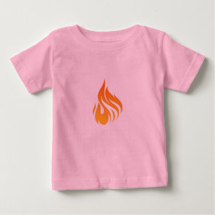 T-shirt Pour Bébé Design d'art incendie