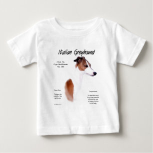 T-shirt Pour Bébé Design d'histoire Greyhound italien
