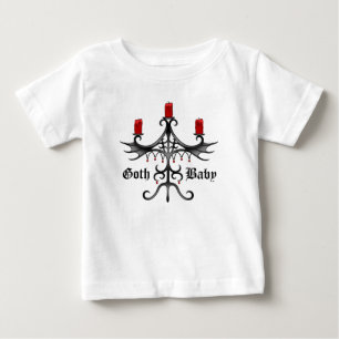 T-shirt Pour Bébé Design élégant gothique chandelabra