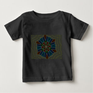 T-shirt Pour Bébé Design inspiré de Sari avec détails complexes