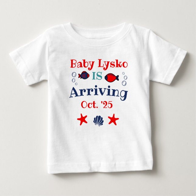T-shirt Pour Bébé Design personnalisé Baby Lysko (Devant)