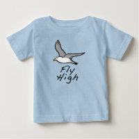 Design Seagull. Flying Bird. Mouette en vol