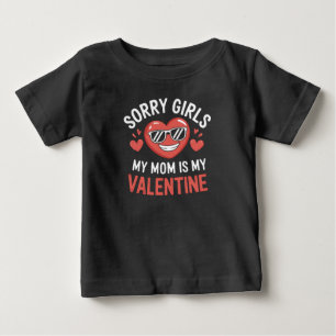 T-shirt Pour Bébé Désolé les filles ma mère est mon jour de la Saint
