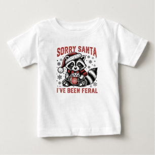 T-shirt Pour Bébé Désolé Père Noël, j'ai été sauvage