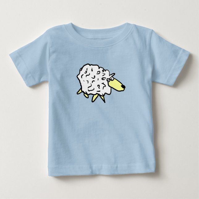 T-shirt Pour Bébé Dessin amusant Sheep (Devant)
