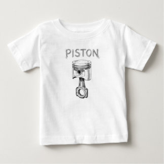 T-shirt Pour Bébé Dessin au crayon de piston