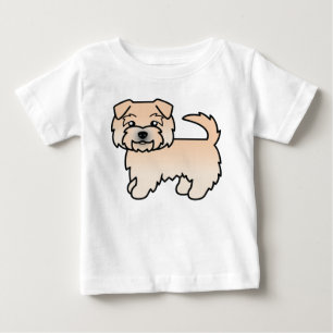 T-shirt Pour Bébé Dessin caricatural d'un Norfolk Terrier roux
