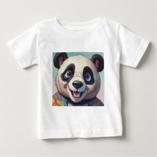 T-shirt Pour Bébé Dessin de dessin animé de panda Art
