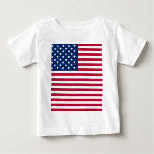 T-shirt Pour Bébé Dessin de fierté du drapeau américain USA
