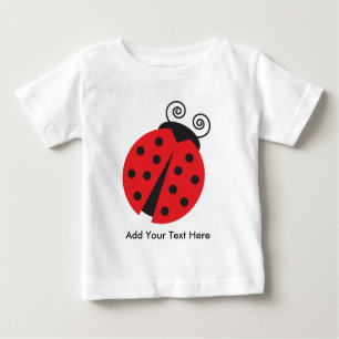 T-shirt Pour Bébé Dessin mignon de coccinelle