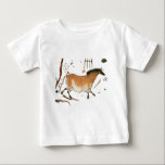 T-shirt Pour Bébé Dessins de grotte Lascaux<br><div class="desc">Dessins de grotte - Célèbre Art paléolithique préhistorique de Lascaux - le Cheval Chinois Cette magnifique image de cheval "chinois" est un pictographe de cheval, estimé à 20 000 ans. Le dessin de la grotte provient de la fameuse grotte française Lascaux, située en Dordogne en France, où il y a...</div>