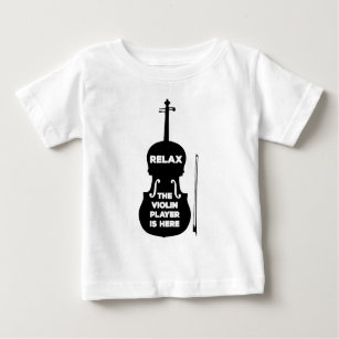 T-shirt Pour Bébé Détendez-vous Le Joueur de violon est ici