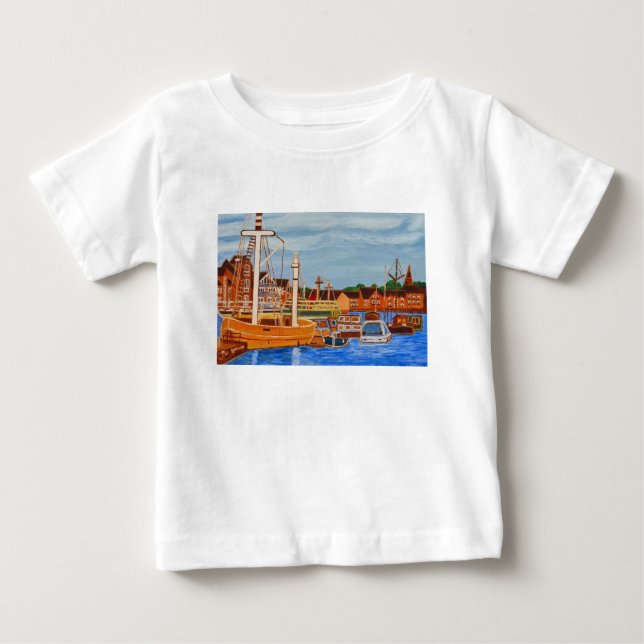 T-shirt Pour Bébé Détroit d'Angleterre (Devant)