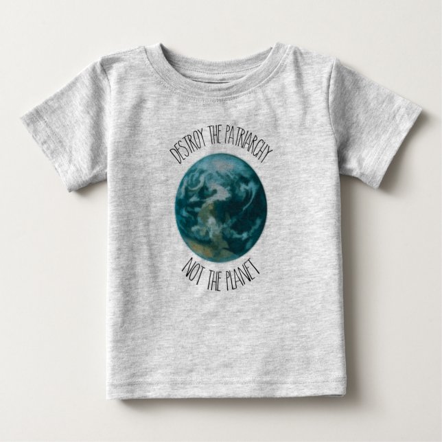 T-shirt Pour Bébé Détruire le patriarcat féministe (Devant)