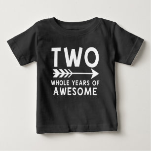 T-shirt Pour Bébé Deux années entières de 2ème chemise