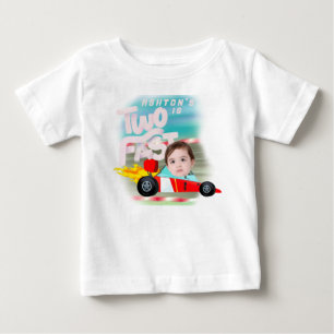 T-shirt Pour Bébé Deux Anniversaire Rapide Fête