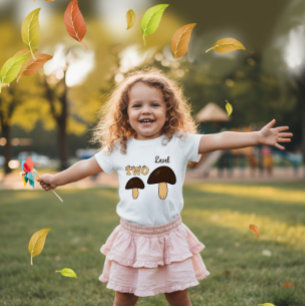 T-shirt Pour Bébé Deux champignons