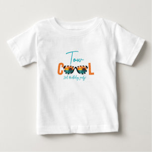 T-shirt Pour Bébé Deux Cool Boy 2e fête d'anniversaire