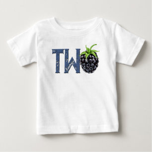 T-shirt Pour Bébé Deuxième anniversaire de Blackberry TWO
