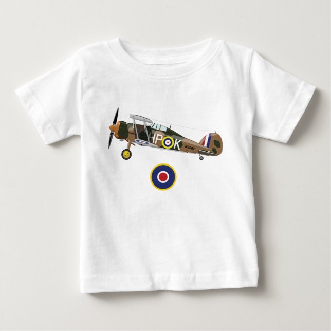 T-shirt Pour Bébé Deuxième Guerre mondiale Avions britanniques (Devant)