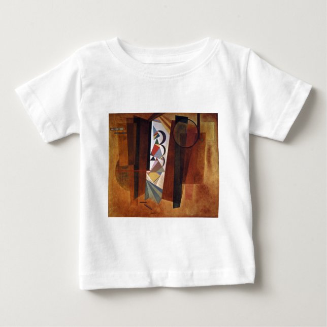 T-shirt Pour Bébé Développement de Kandinsky dans la peinture Abstra (Devant)