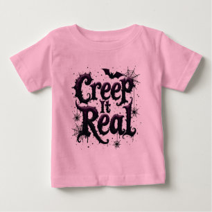 T-shirt Pour Bébé Devenez Flippant - Ambiance Halloween Edgy