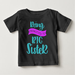 T-shirt Pour Bébé Devenir Grande Sœur