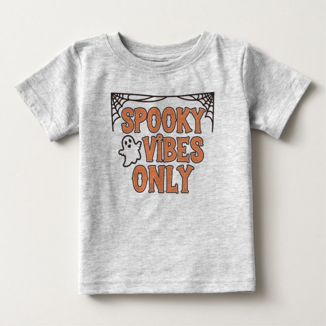 T-shirt Pour Bébé Devis de saison éffrayante (Devant)