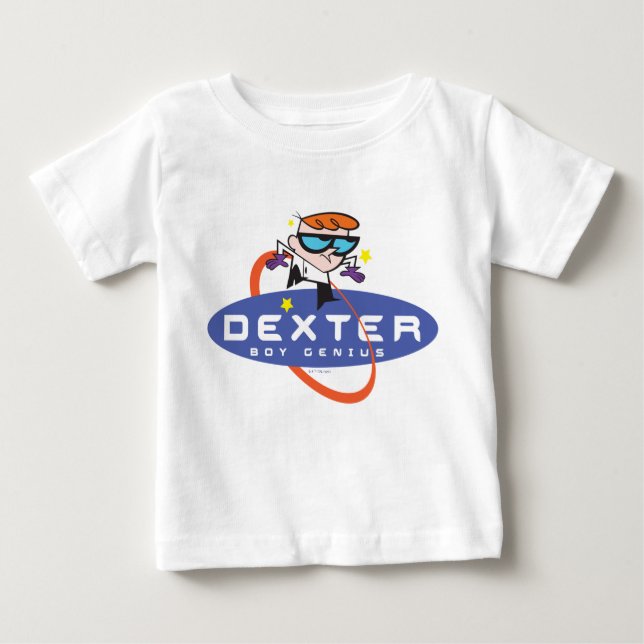 T-shirt Pour Bébé Dexter "Boy Genius" (Devant)