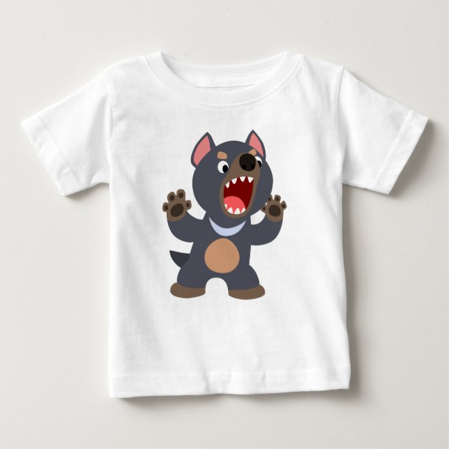 T-Shirt pour bébé diable de Tasmanie (Devant)