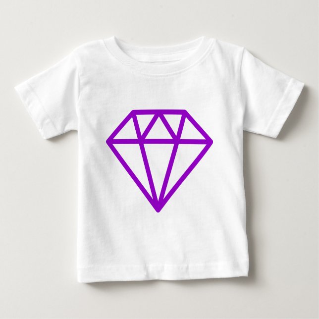 T-shirt Pour Bébé Diamant simple (Devant)