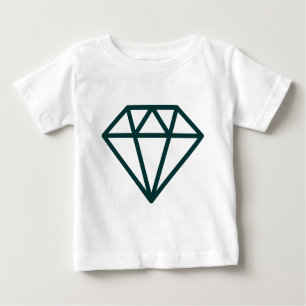 T-shirt Pour Bébé Diamant simple