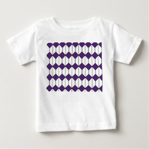T-shirt Pour Bébé Diamants Art déco et hexagones