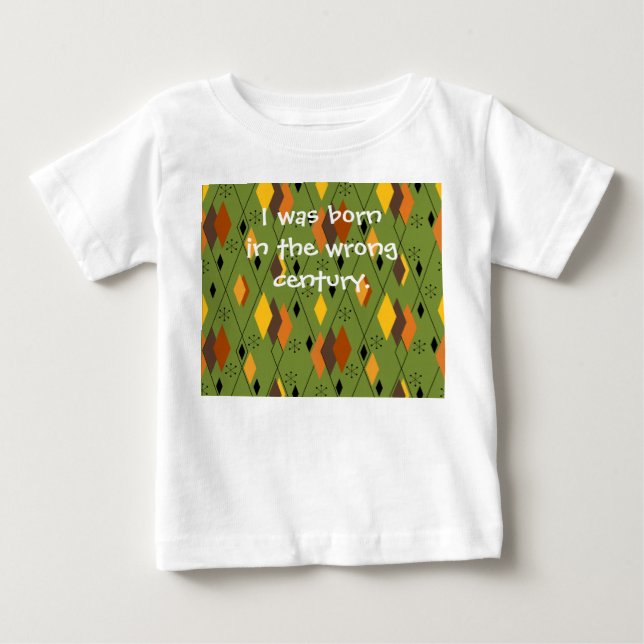 T-shirt Pour Bébé Diamants atomiques des années 1970 (Devant)