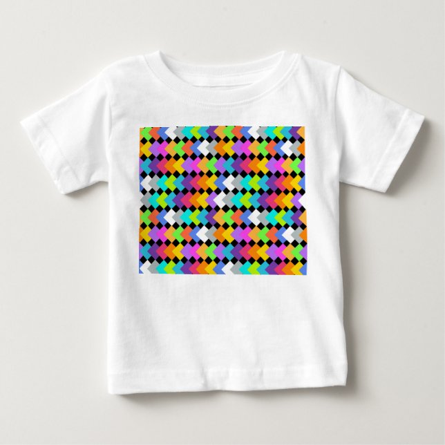 T-shirt Pour Bébé Diamants de néon (Devant)