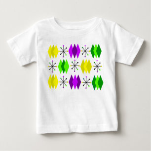T-shirt Pour Bébé Diamants et Starburts