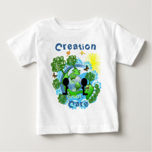 T-shirt Pour Bébé Dieu est Vert~TBA AWARD Coupe gagnante... - Custom