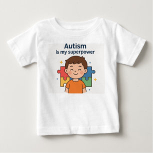 T-shirt Pour Bébé Différent, pas moins - Sensibilisation sur l'autis