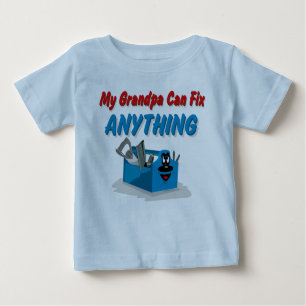 T-shirt Pour Bébé Difficulté quelque chose grand-papa