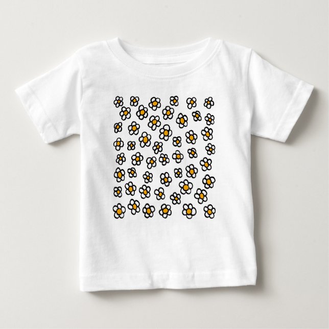 T-shirt Pour Bébé Dillon's Daisies (Devant)