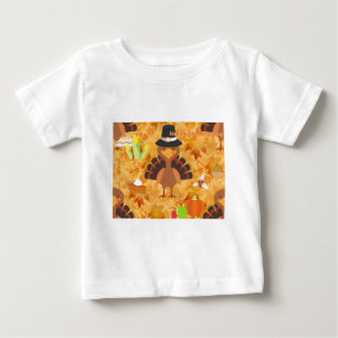 T-shirt Pour Bébé dinde bon thanksgiving