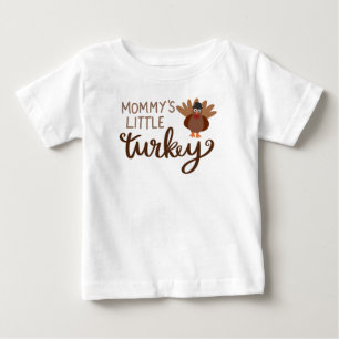 T-shirt Pour Bébé dinde maman légère