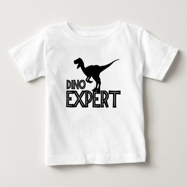 T-shirt Pour Bébé Dino Expert - Amateurs de dinosaures (Devant)