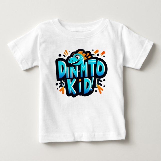 T-shirt Pour Bébé Dino-mite Baby (Devant)