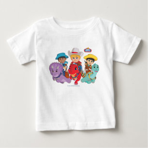 T-shirt Pour Bébé Dino Ranch Friends Design