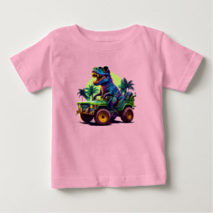 T-shirt Pour Bébé Dino Roller